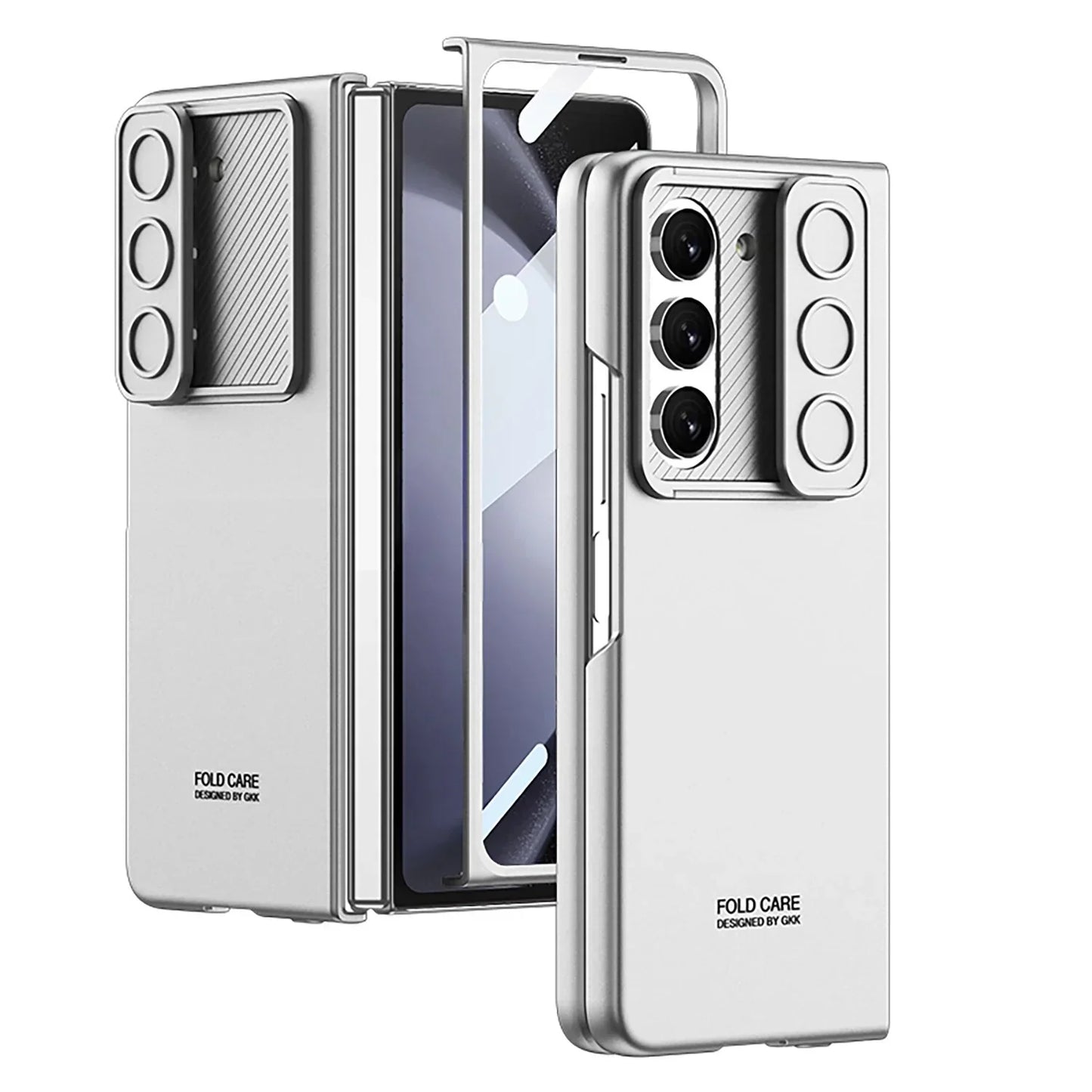 Slim Shockproof Case With Slide Camera Protector For Galaxy Z Fold 5