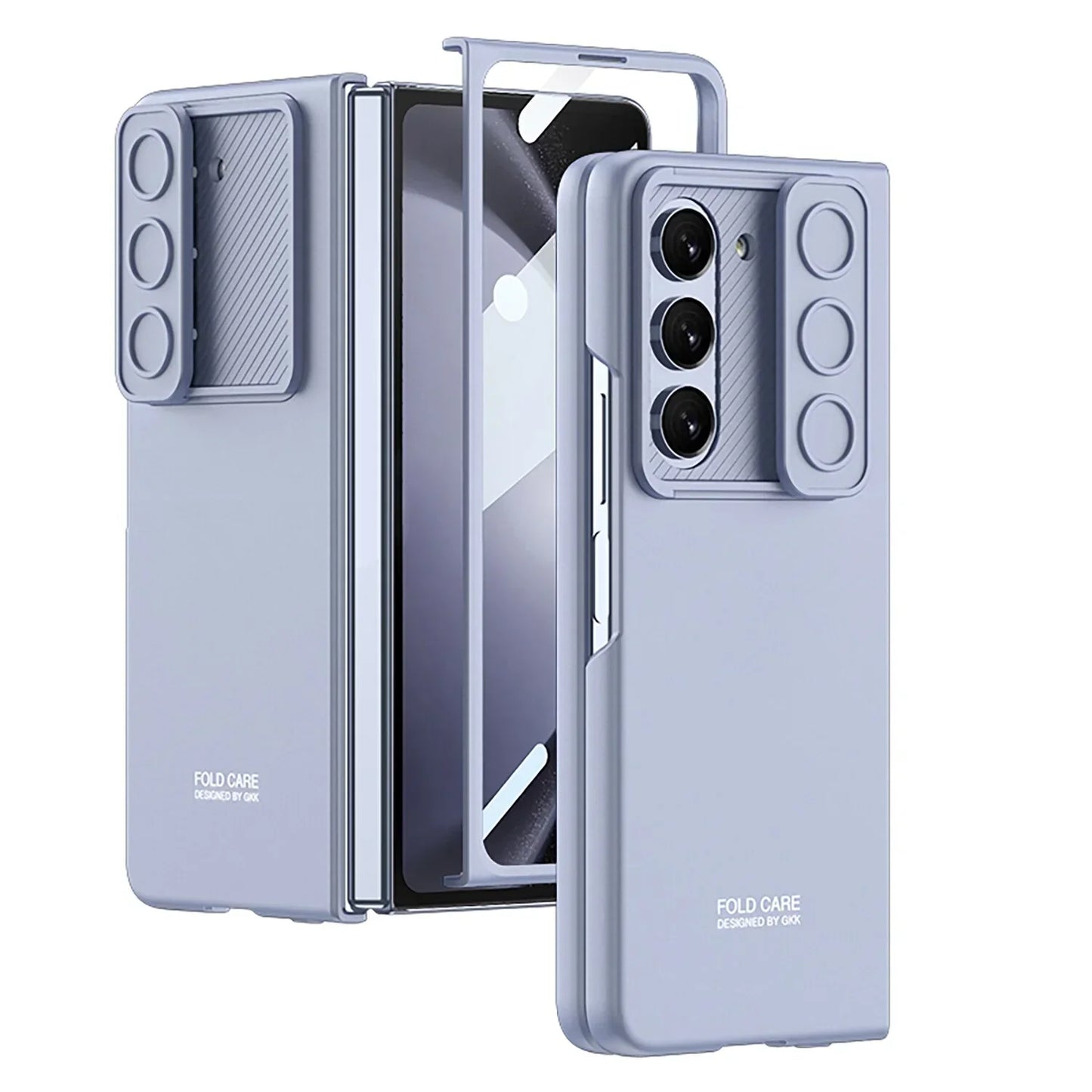 Slim Shockproof Case With Slide Camera Protector For Galaxy Z Fold 5