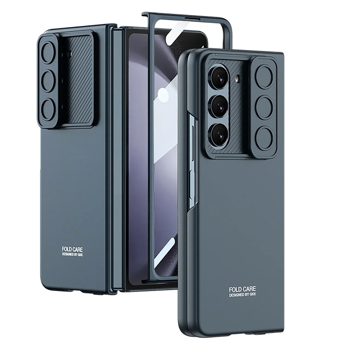 Slim Shockproof Case With Slide Camera Protector For Galaxy Z Fold 5