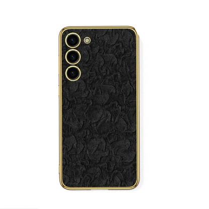 Electroplated Lux Pattern Phone Case for Samsung Galaxy S23