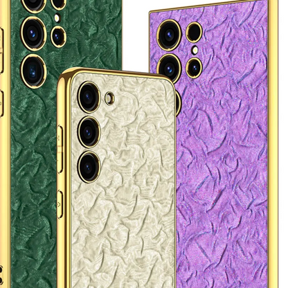 Electroplated Lux Pattern Phone Case for Samsung Galaxy S23