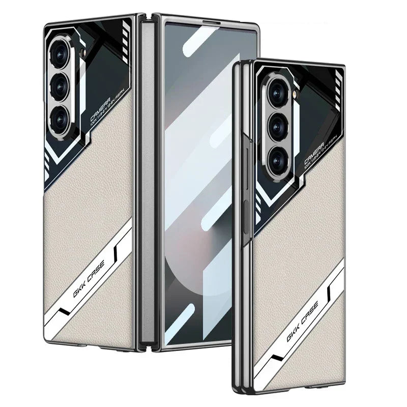 Full Protection Leather Case For Galaxy Z Fold 6