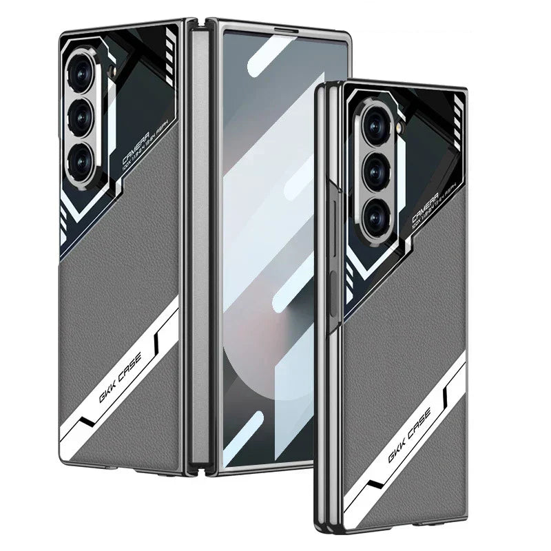 Full Protection Leather Case For Galaxy Z Fold 6