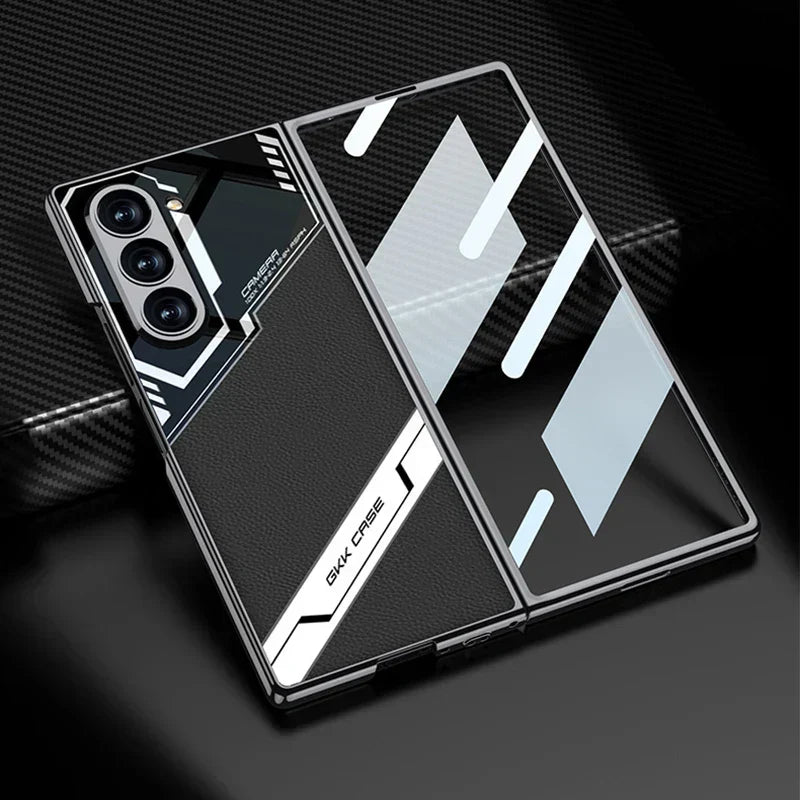 Full Protection Leather Case For Galaxy Z Fold 6