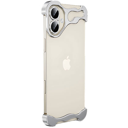 Luxury Minimal Metal Titanium Bumper Case for iPhone