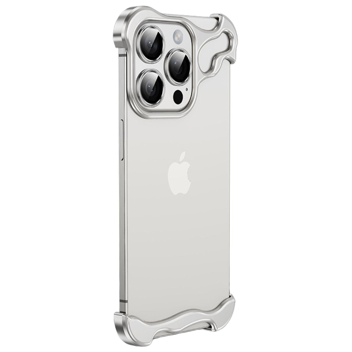 Luxury Minimal Metal Titanium Bumper Case for iPhone