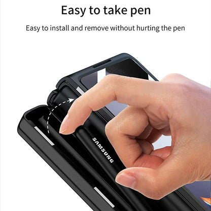 Magnetic Frame Kick Stand All-Included Case With S-Pen Slot For Z Fold 5