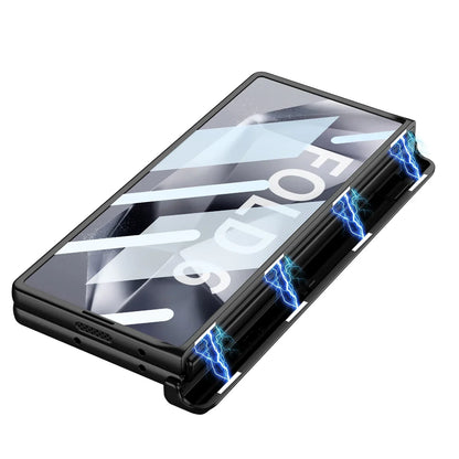 Galaxy Z Fold6 Stand Holder Electroplated Shockproof Case