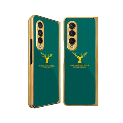 Samsung Galaxy Z Fold Series Deer Pattern Glass Case