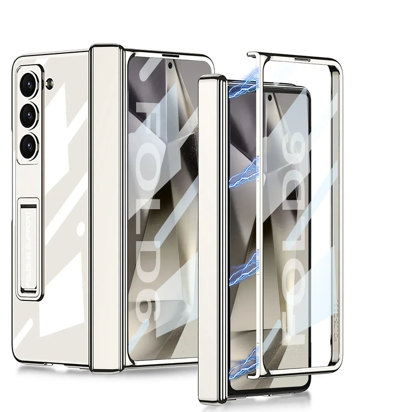 Transparent Case With Hinge Protection For Galaxy Z Fold 6