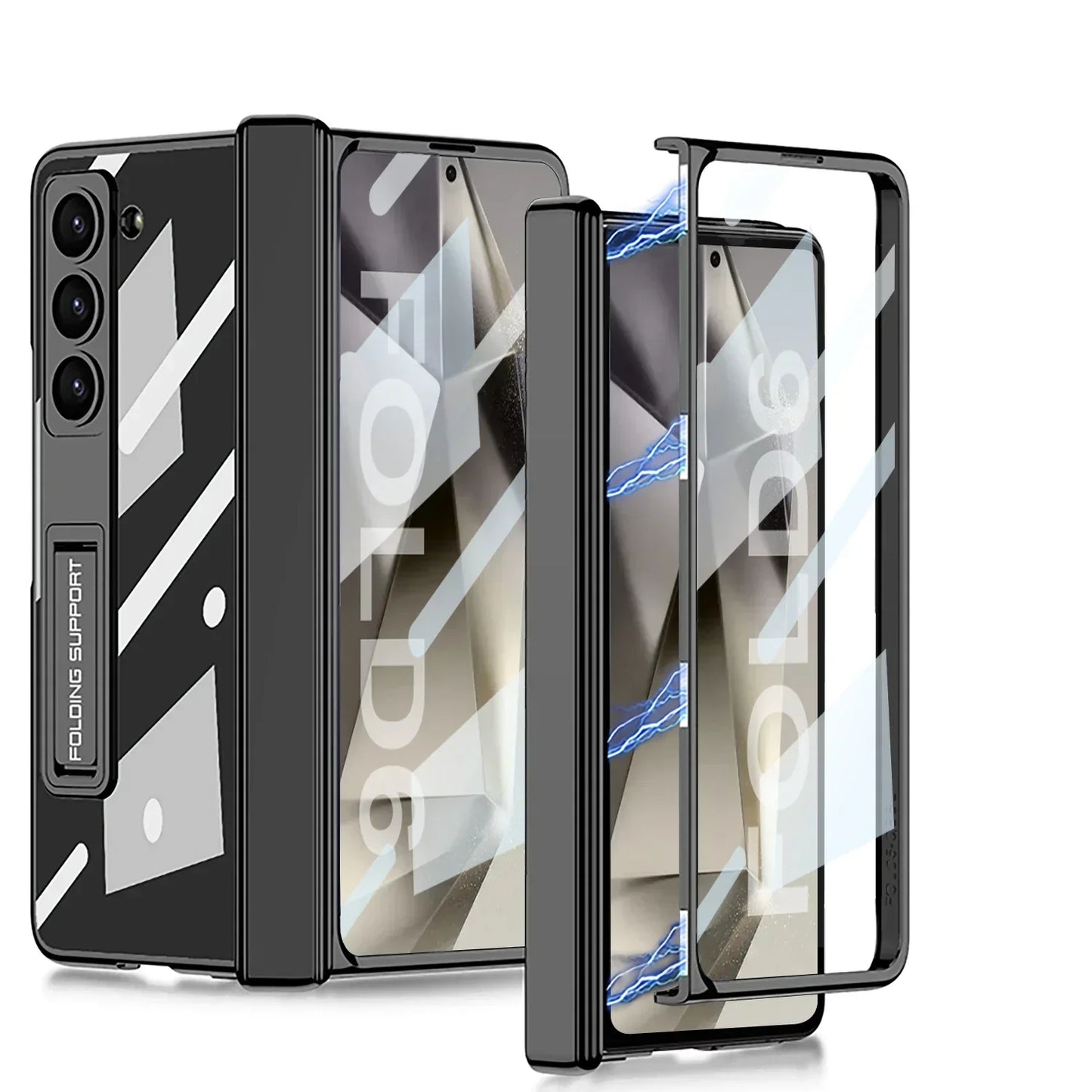 Transparent Case With Hinge Protection For Galaxy Z Fold 6