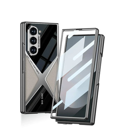 Luxury Business Case With Camera Protection For Galaxy Z Fold 6