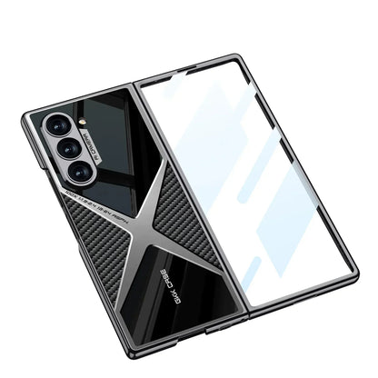 Luxury Business Case With Camera Protection For Galaxy Z Fold 6