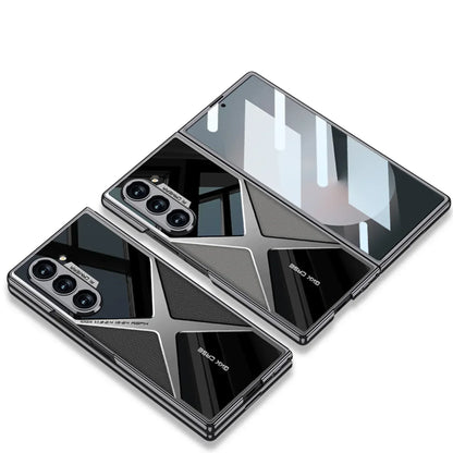 Luxury Business Case With Camera Protection For Galaxy Z Fold 6