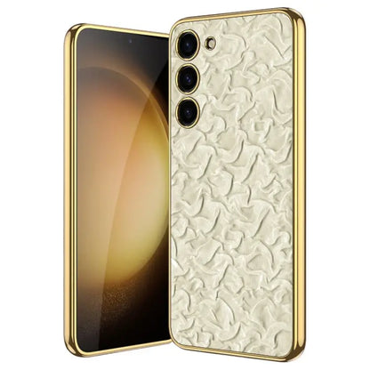 Electroplated Lux Pattern Phone Case for Samsung Galaxy S23