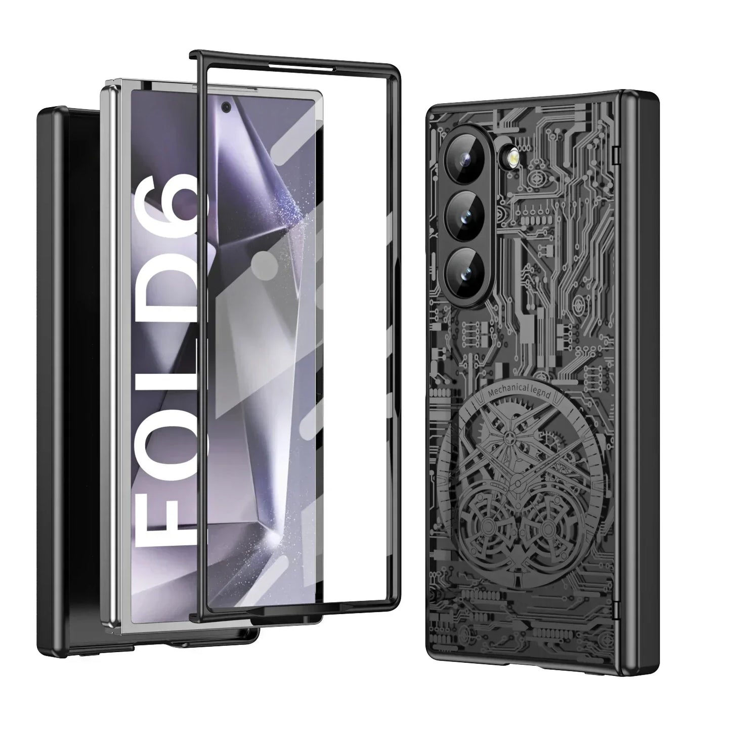 Mechanical Design Case For Galaxy Z Fold 6