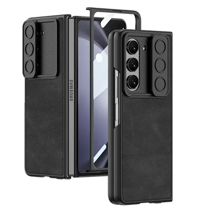 SLIDE CAMERA PROTECTIVE COVER FOR SAMSUNG GALAXY Z FOLD 5 ( BLACK )