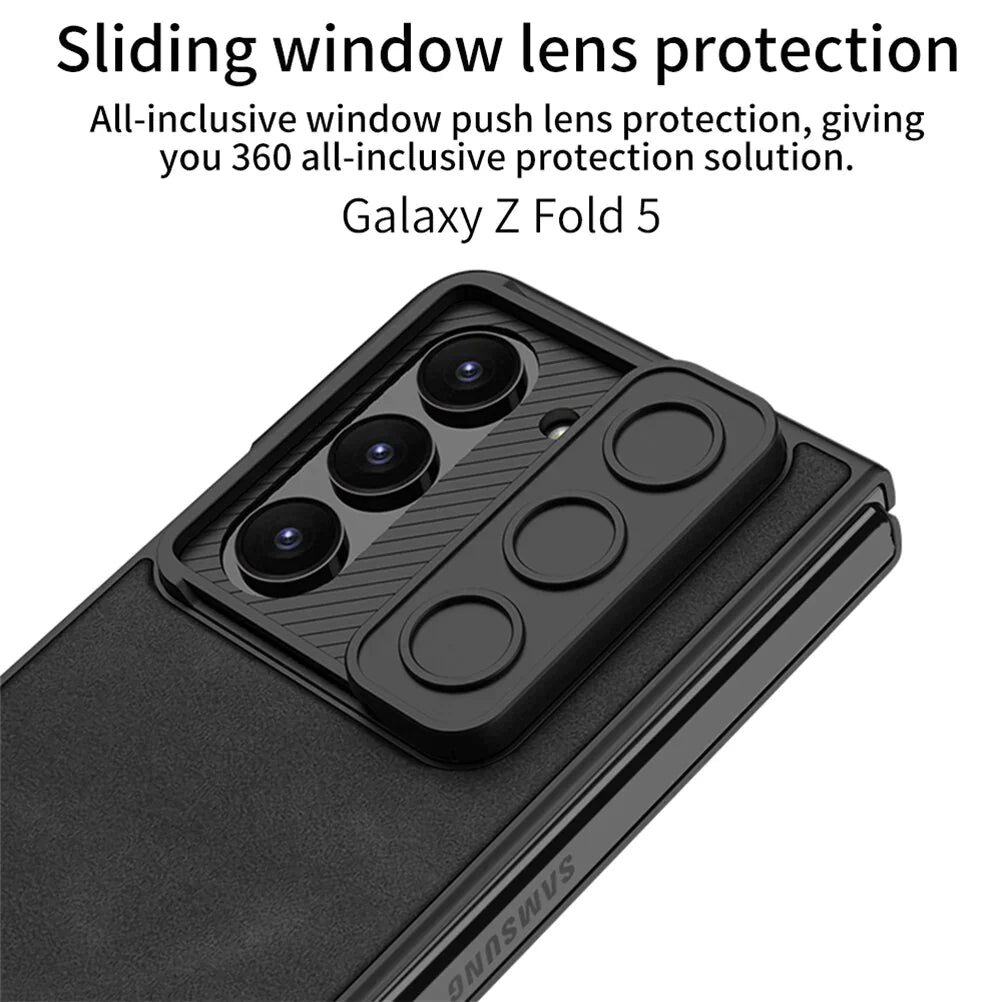 SLIDE CAMERA PROTECTIVE COVER FOR SAMSUNG GALAXY Z FOLD 5 ( BLACK )