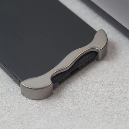 Luxury Minimal Metal Titanium Bumper Case for iPhone