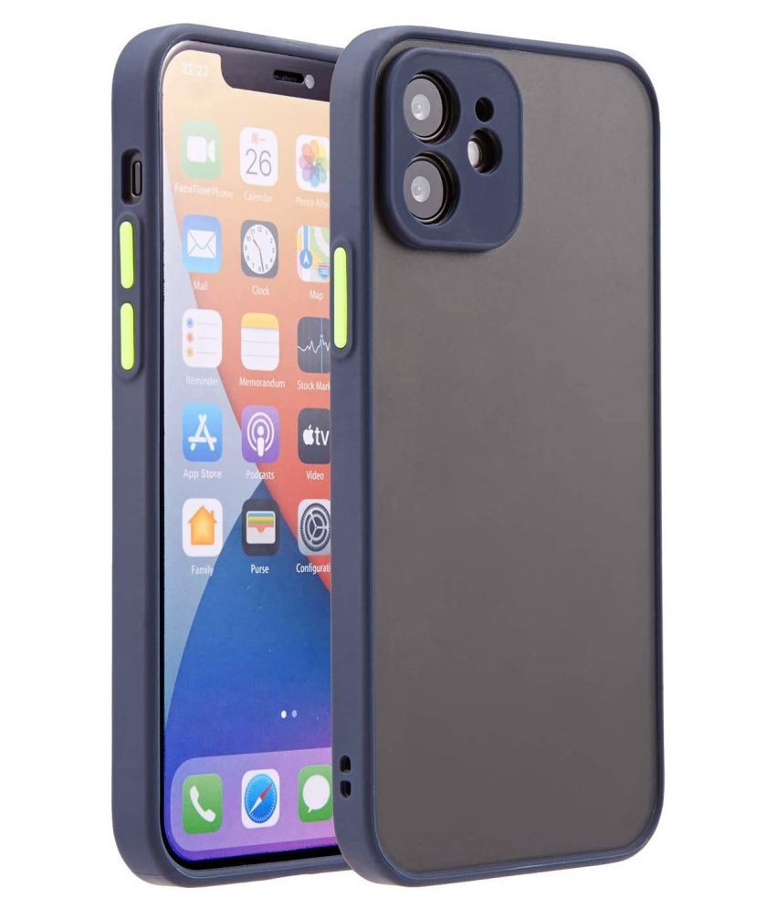 Smoke Silicon Matte Camera Closed Case For iPhone11