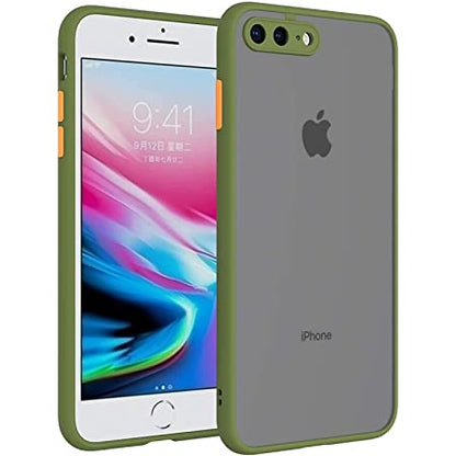 Smoke Silicon Matte Camera Closed Case For iPhone 7Plus/8 Plus