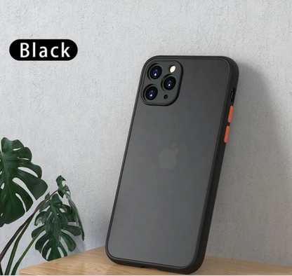 Smoke Silicon Matte Camera Closed Case For iPhone11 Pro