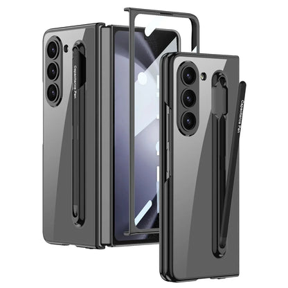 Phantom Pen Slot and Shell Membrane With Magnetic Hinge For Galaxy Z Fold 5