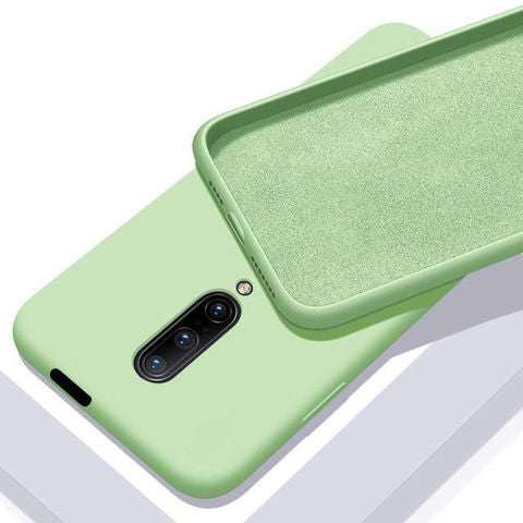 Liquid Soft Silicon Premium Case For One Plus 7T