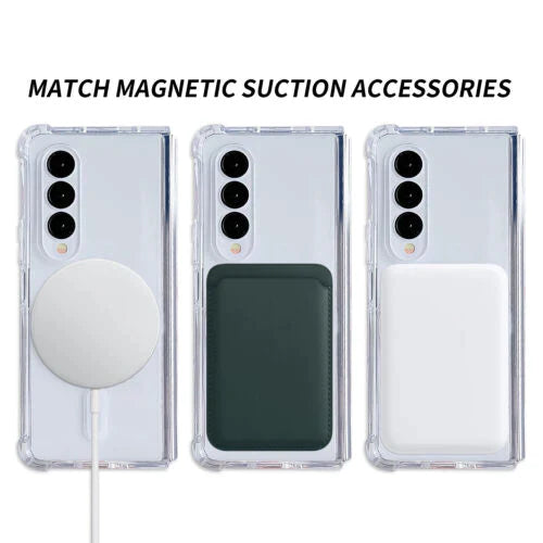 Samsung Galaxy Z Fold Series Slim Magnetic MagSafe Transparent Case