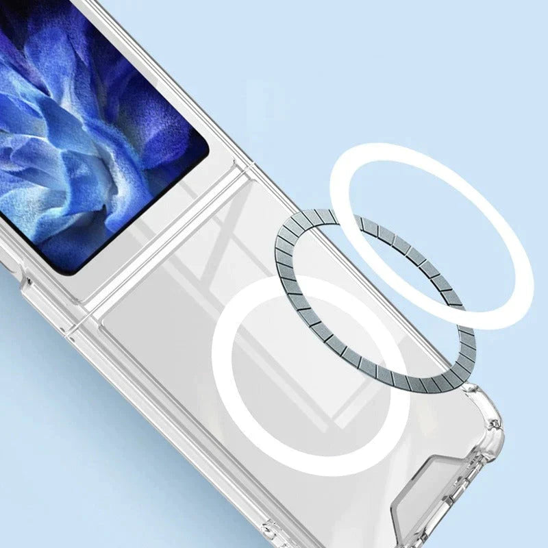 Samsung Galaxy Z Flip6 Slim Magnetic MagSafe Transparent Case